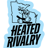Minnesota and Wisconsin heated rivalry - Sticker