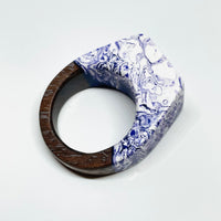 Wood and Resin Royal Walnut - Ring