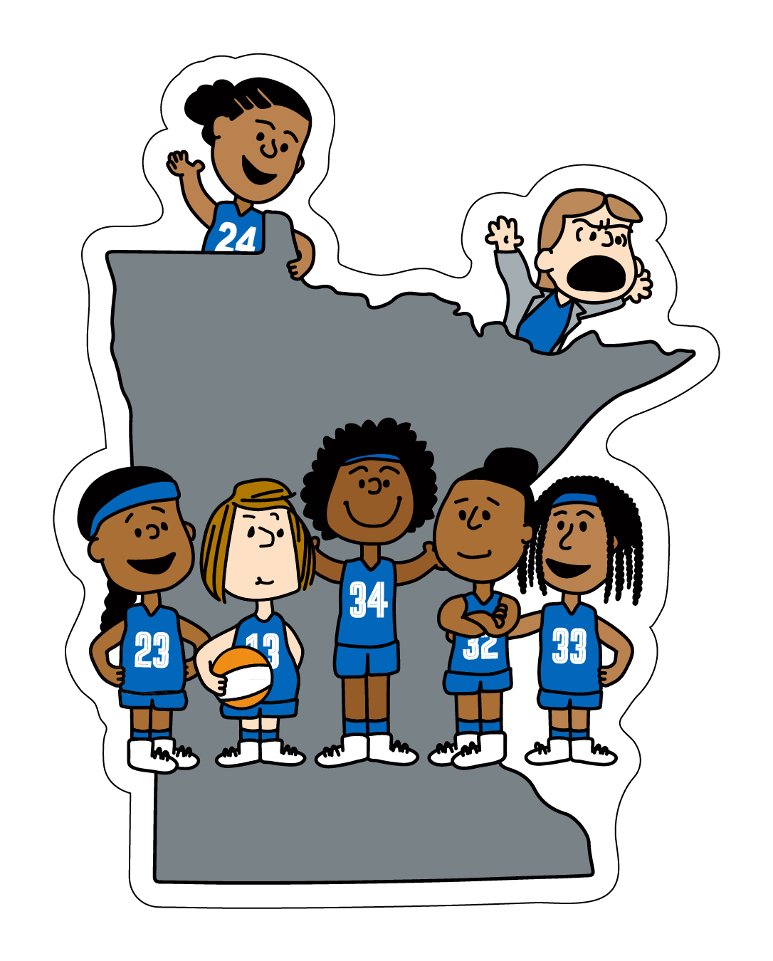 Minnesota Women's Basketball - Sticker