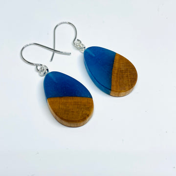 Blue Maple Tiny Drops - Earrings