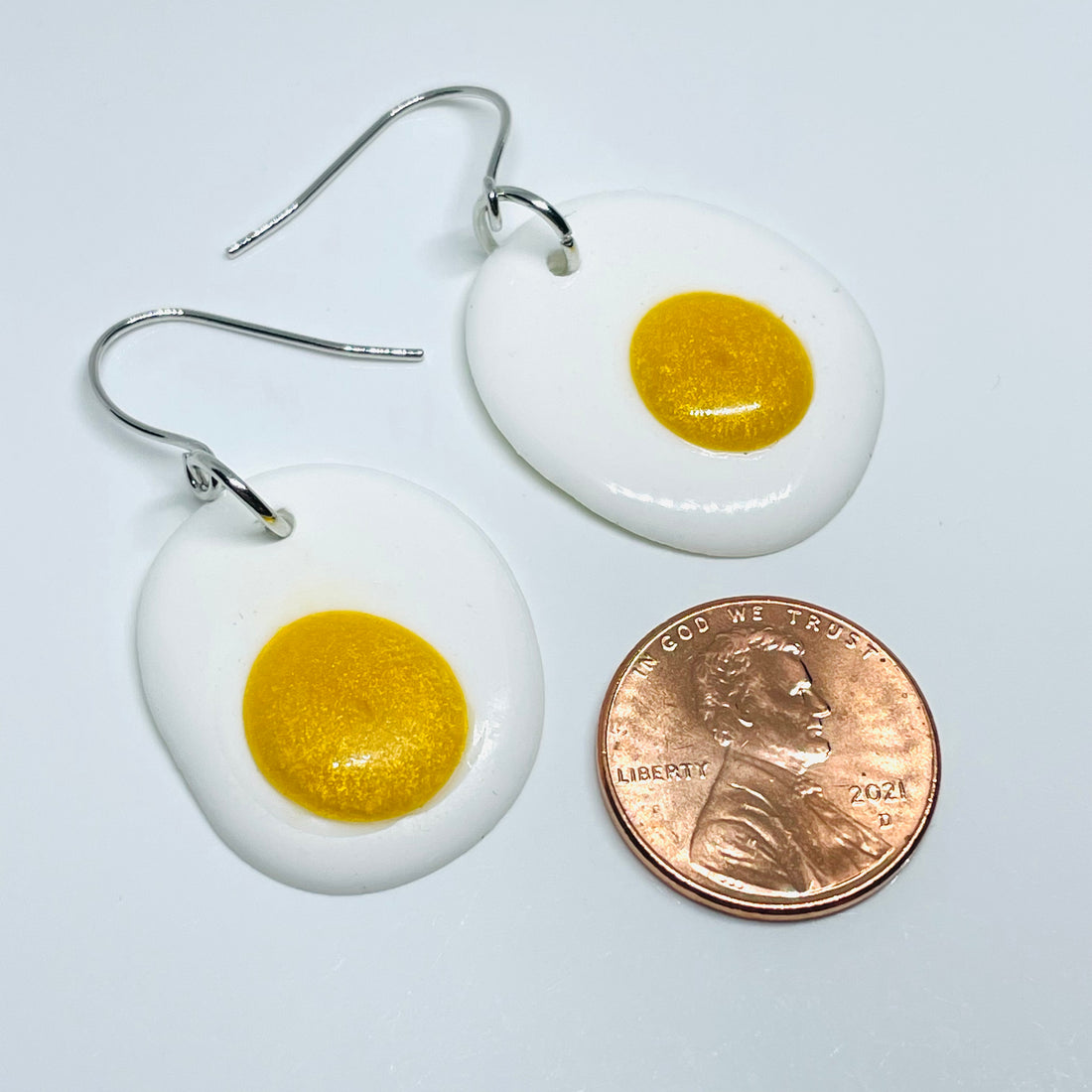 Eggs Sunny Side Up Small - Earrings