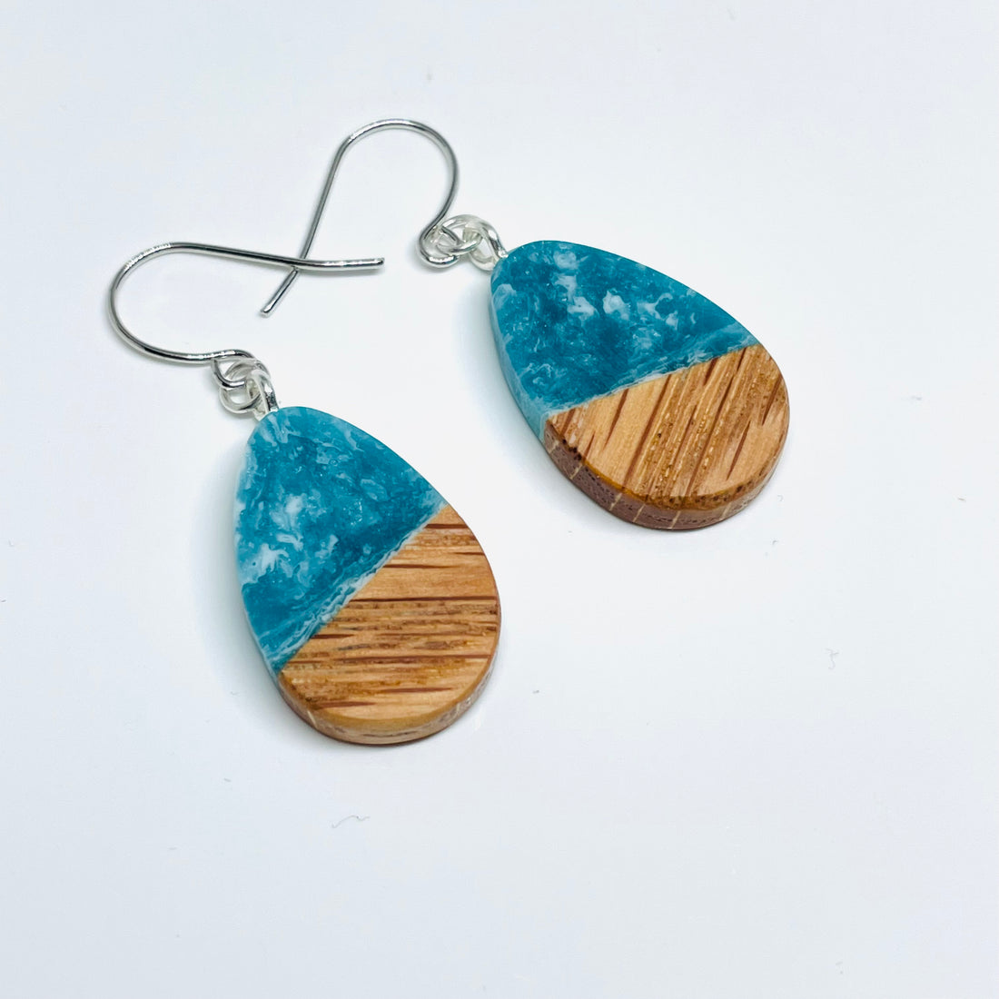 Pacific Shores White Oak Tiny Drops - Earrings
