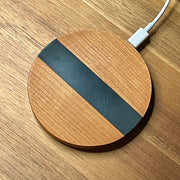 Wood and Resin Black Cherry - Cell Phone Charging Pad