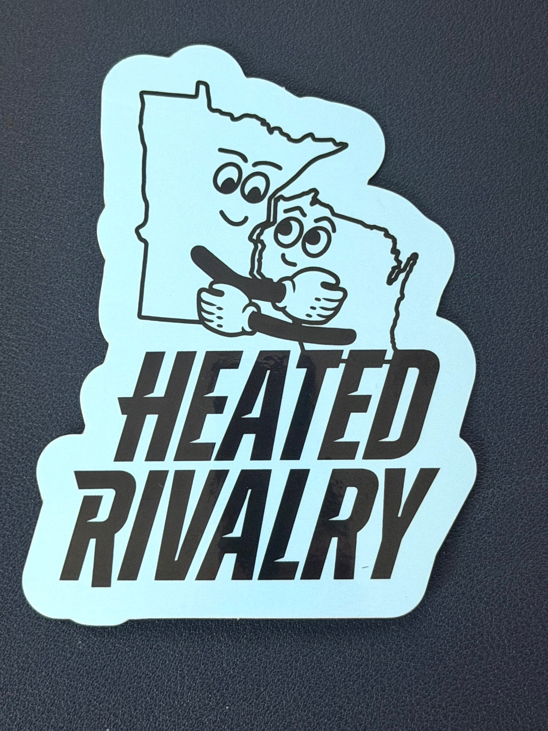 Minnesota and Wisconsin heated rivalry - Sticker